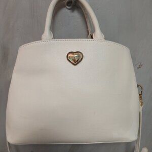 Betsey Johnson Classic White Satchel🌹